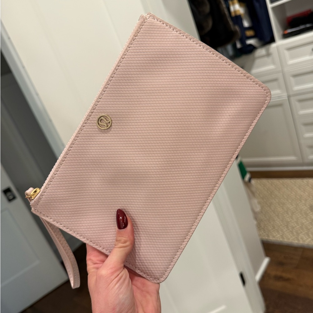 Lululemon Athletica Soft Pink Wristlet